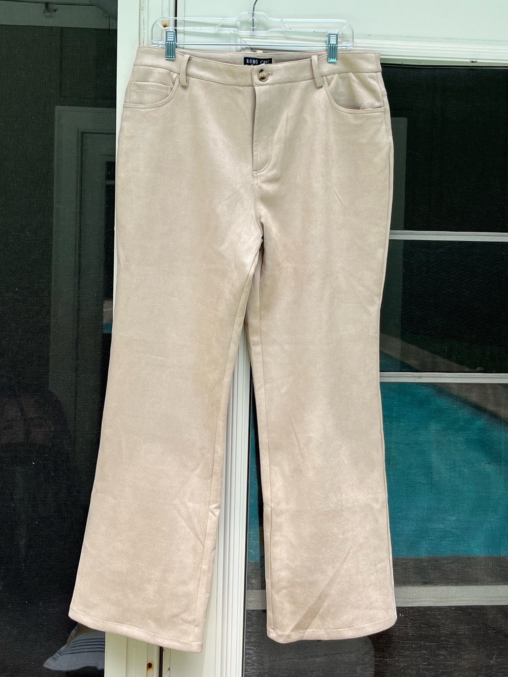 women’s suede pants